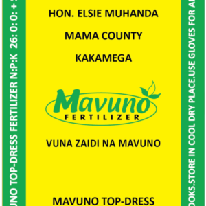 <br>MAVUNO TOP DRESS </br> <br>N:P:K 26:00:00 </br>