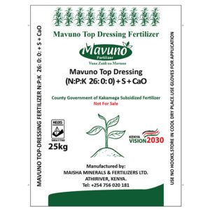 MAVUNO TOP DRESS  N:P:K 26:00:00