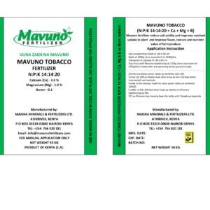 <br>MAVUNO TOBACCO  </br><br>14:14:20 </br>