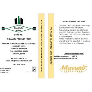 CALCIUM GRITS